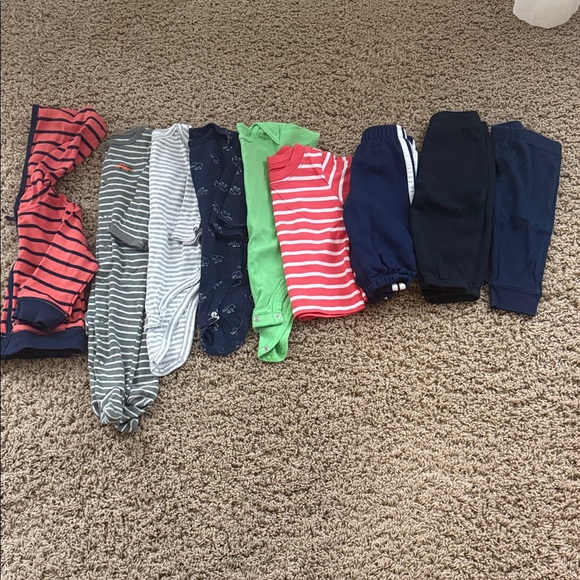 Carter's Other - Carter's Kids Clothing Set - Red, Blue, Green, Gray